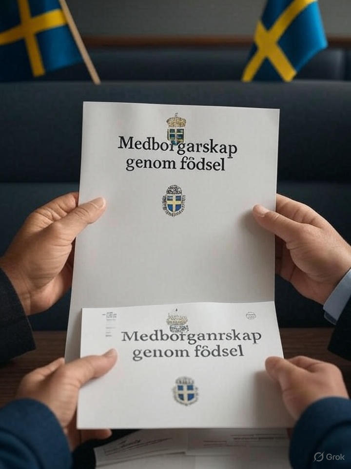 Svenskt medborgarskap genom födsel - Den automatiska vägen